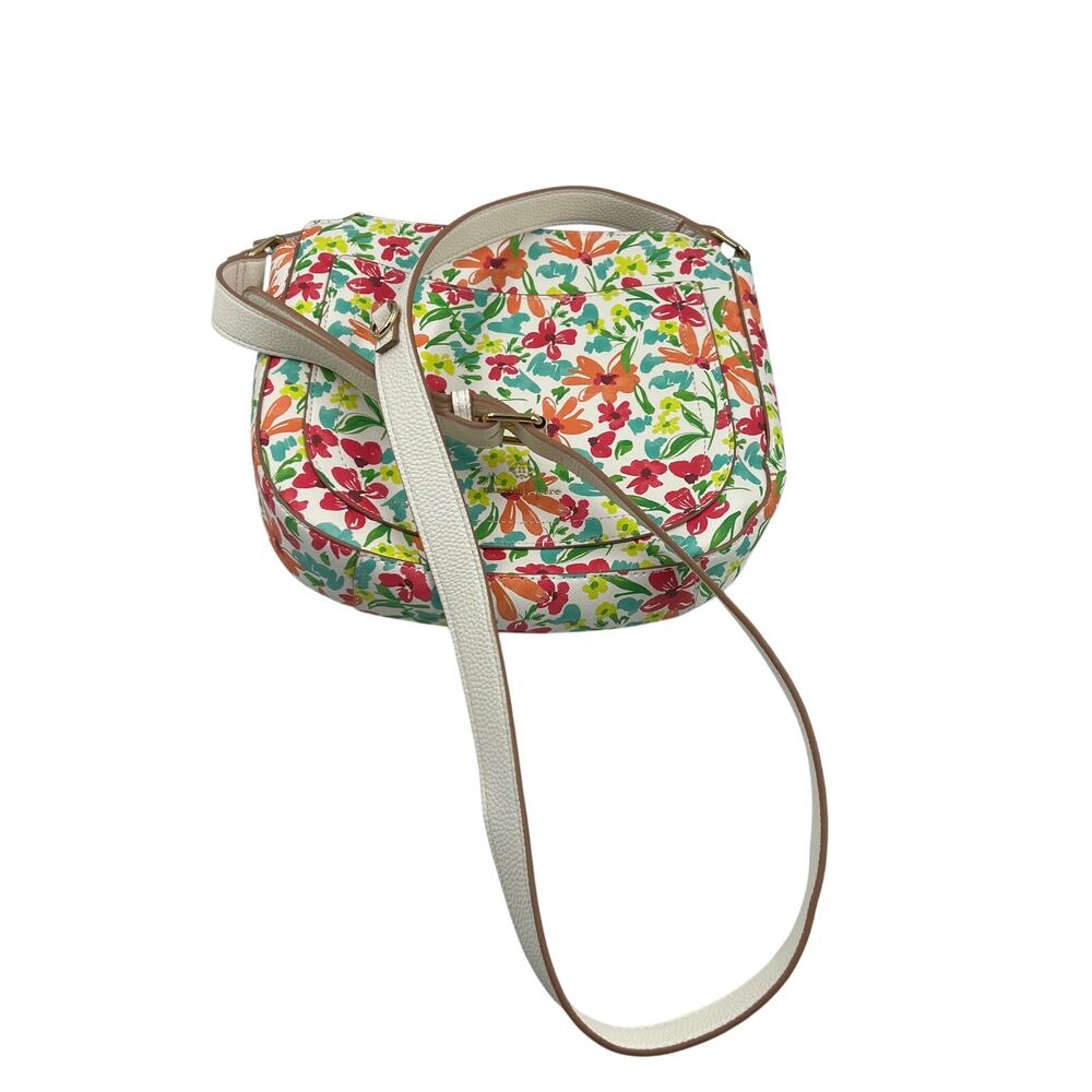 Nanette Lepore Floral Sunflower Crossbody Shoulder Purse Spring Zippered Handbag - Picture 2 of 11